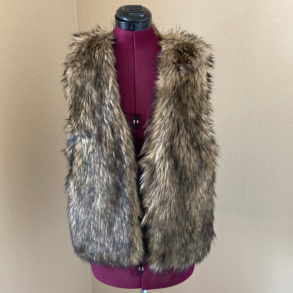 Faux Fur Vest size 12